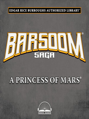 cover image of A Princess of Mars